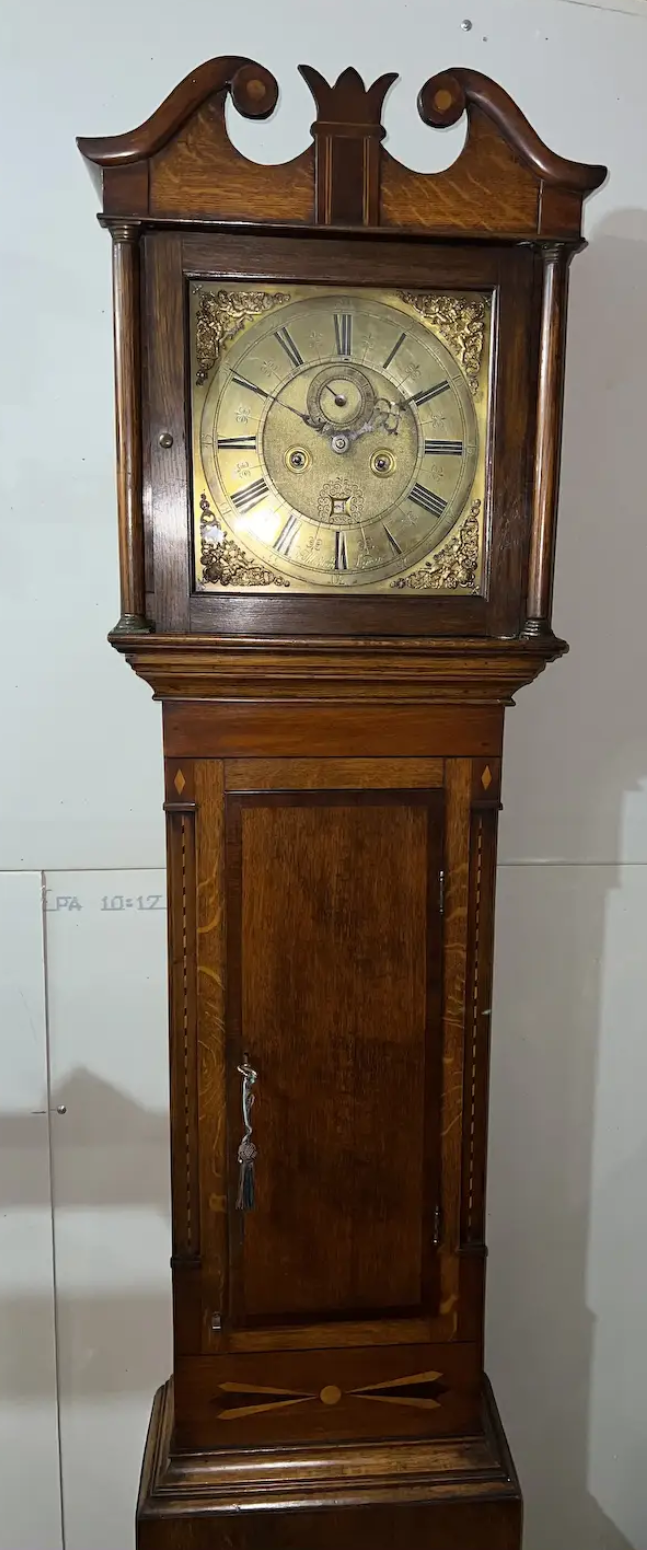 17th Century Erasmus Micklewright Tall Case Clock